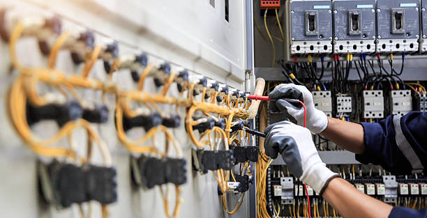 Professional Lighting Installation technician working in Akron, NY